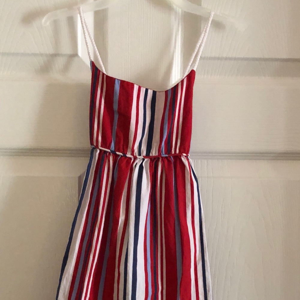 Pre-owned red, white and blue patriotic dress
